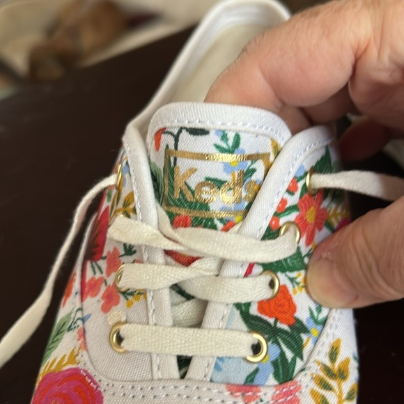 Keds Rifle Paper Company Garden Party Floral SZ 7 Sneakers Shoes - Picture 3 of 7